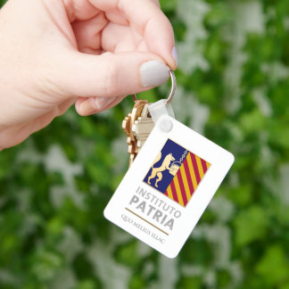Llavero aluminio. Colección Patria