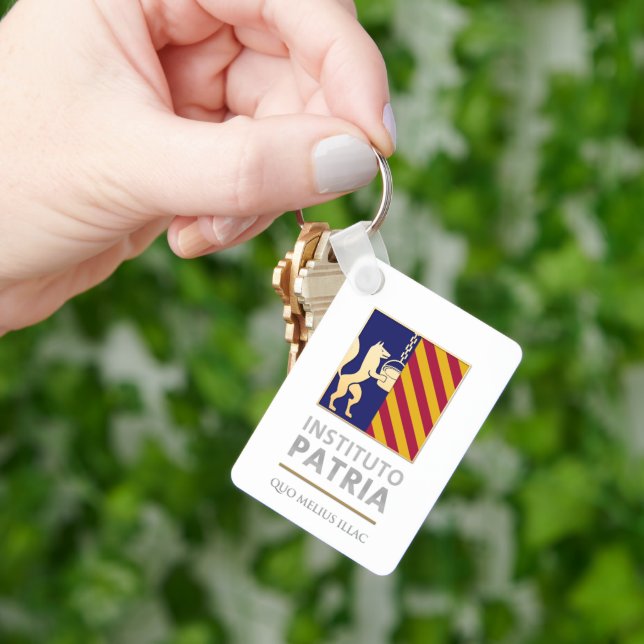 Llavero aluminio. Colección Patria (Mano)
