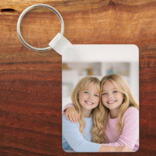 Llavero Aluminio personalizado de dos fotos a dos caras
