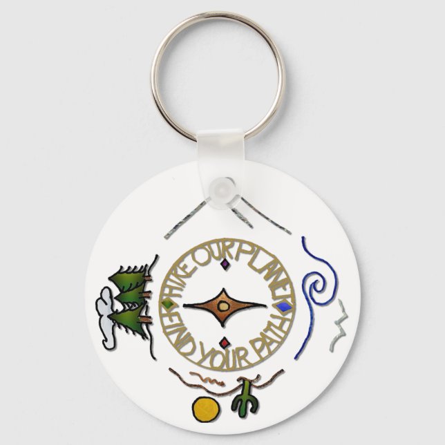 Llavero Alza la brújula Soul de nuestro excursionista (Anverso)