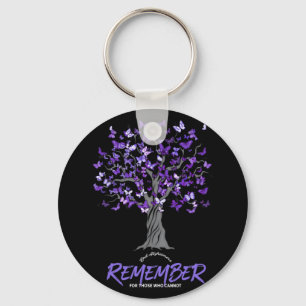 Llavero Alzheimer Tee De Conciencia Para Hombres Y Mujeres