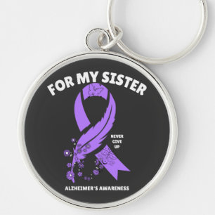 Llavero Alzheimer's Awareness - For My Sister