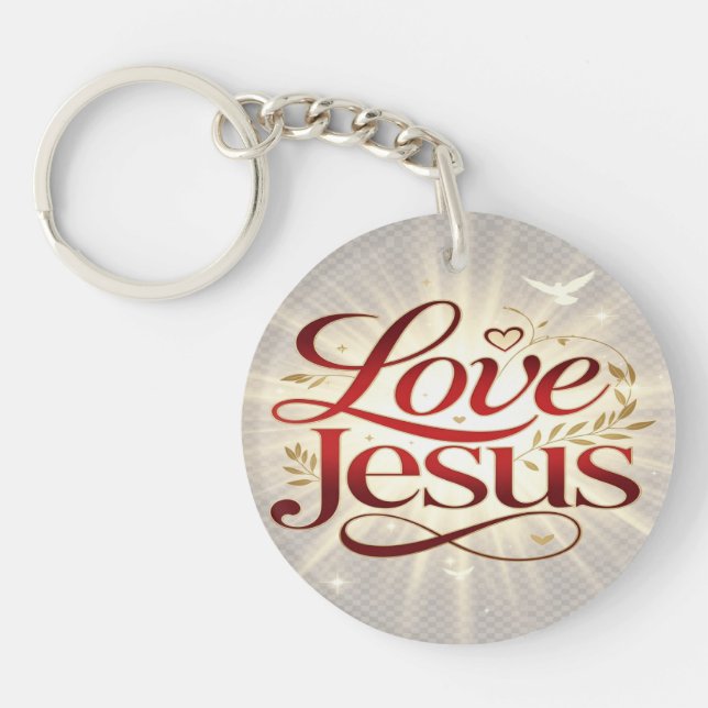 Llavero Ama a Jesús (Frente)