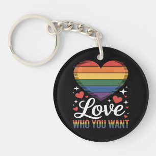Llavero Ama a quien Quieras Orgullo Gay LGBT