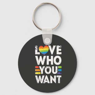 Llavero Ama a quién quieres el mes del orgullo LGBT