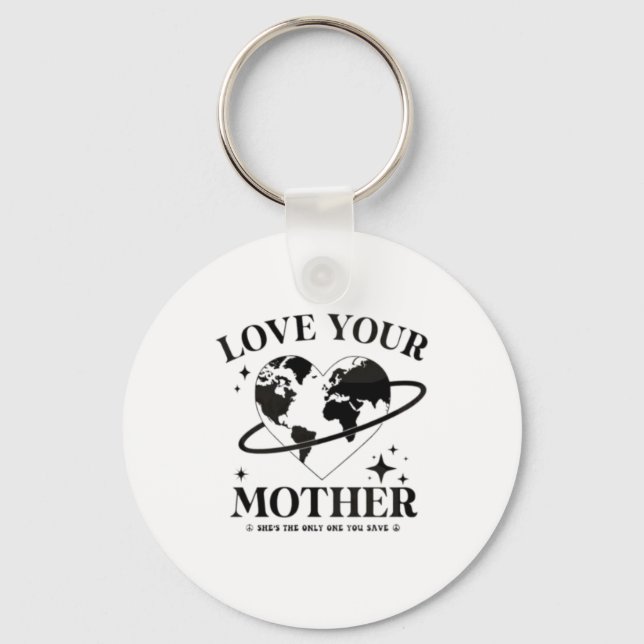 Llavero 🌍💚 Ama a Tu Madre 🌿 (Anverso)