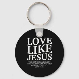 Llavero Ama como Jesús Juan 15 12 Chica Adolescente Cristi