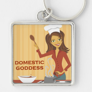 Llavero Ama de casa chef diosa doméstica