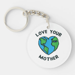 Llavero Ama el Corazón de la Madre Tierra