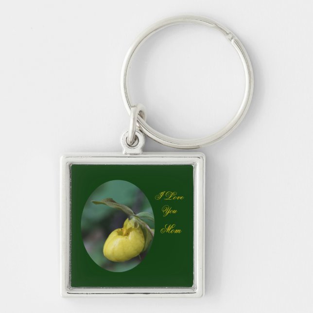 Llavero Ama Mamá Dama Flor Keychain (Frente)