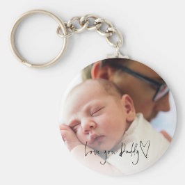 Llavero Ama, papá Script, padre, Personalizado foto