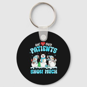 Llavero Amamos a Nuestros Pacientes Mucho Nieve Divertido