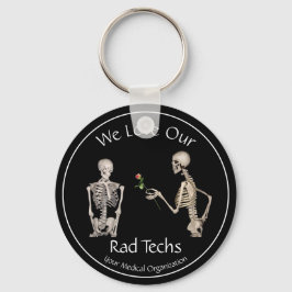 Llavero Amamos a nuestros técnicos de moda con esqueletos