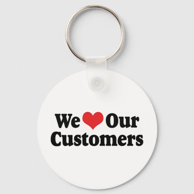 Llavero Amamos la Keychain de Nuestros Clientes (Anverso)