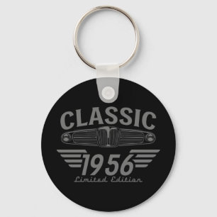 Llavero Amante de Coches Clásicos 1956 Hecho en 1956 70 Cu