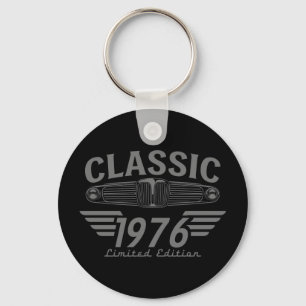 Llavero Amante de Coches Clásicos 1976 Hecho en 1976 Cumpl