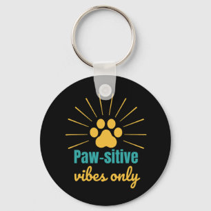 Llavero Amante de gatos con vibraciones positivas