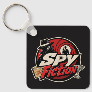 Llavero Amante de la Ficción de Espías