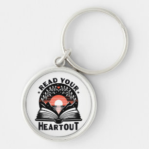 Llavero Amante de la lectura Lee tu corazón Libro Nerd
