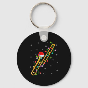 Llavero Amante de la música de trombón luces de Navidad Sa