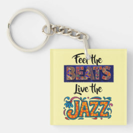 Llavero Amante de la música jazz