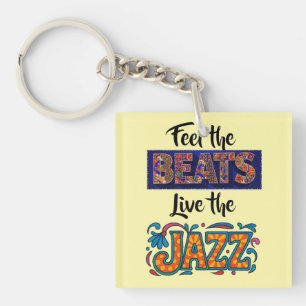 Llavero Amante de la música jazz
