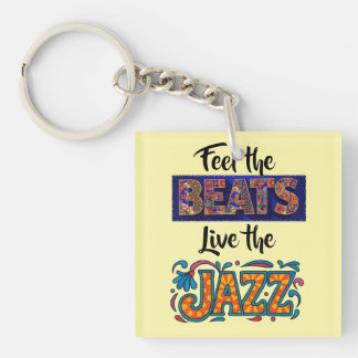 Llavero Amante de la música jazz
