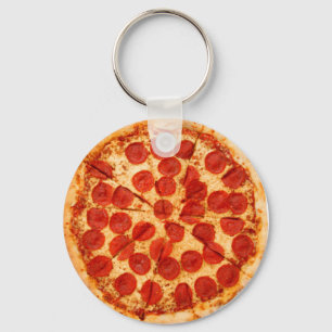 Llavero amante de la pizza clásica