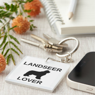 Llavero amante de landseer