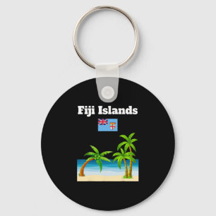 Llavero Amante de las Islas Fiji Viaje Souvenir Bandera Fi