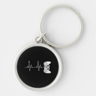 Llavero Amante de los videojuegos latido de Gamer