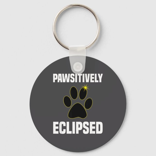 Llavero Amante de Perros Eclipse Solar Total (Anverso)