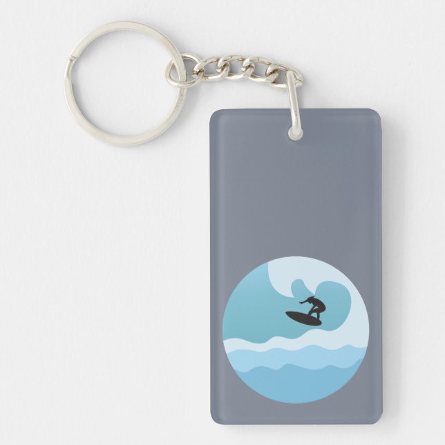 LLAVERO AMANTE DE SURF (Frente)