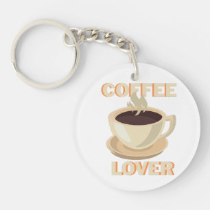 Llavero Amante del Café – Lindo y Acogedor para los Fans d
