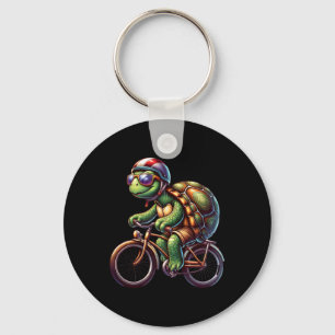 Llavero Amante Del Ciclismo De Tortuga Ciclo Para Ciclista