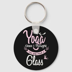 Llavero Amante del Yoga   Clase de Yoga Pensé que Dijiste