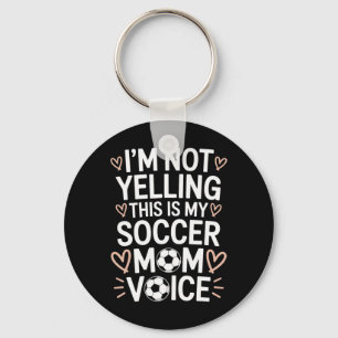 Llavero Amante portero mamá, esta es mi madre de fútbol Vo