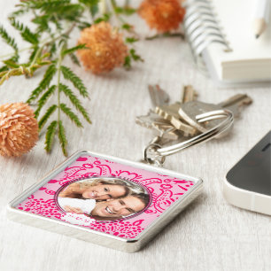 Llavero Amantes caprichosos Boda Cadena de la clave de la 