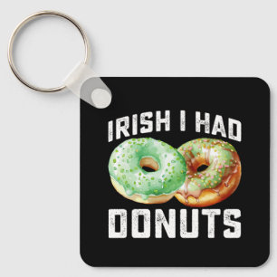 Llavero Amantes de Donuts Irlandeses Divertido Día de San