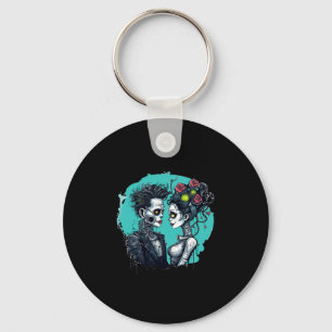 Llavero Amantes de Halloween Frankenstein Skeleton