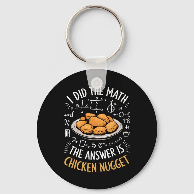 Llavero Amantes de la Comida Hice Las Matemáticas La Respu (Anverso)