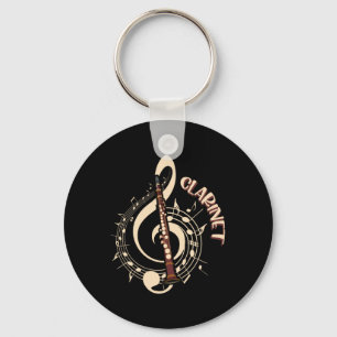 Llavero Amantes de la música de instrumentos musicales Cla