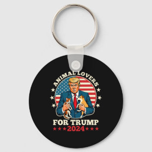 Llavero Amantes De Los Animales Para La Campaña De Trump 2