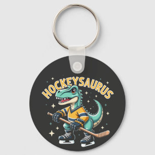 Llavero Amantes de los dinosaurios del Hockeysaurus Hockey