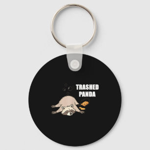 Llavero Amantes de Panda Divertido y Borracho Mapache Dest