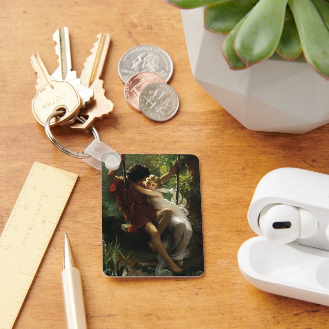 Llavero Amantes de una Swing. Primavera de Pierre Auguste  (Escritorio )