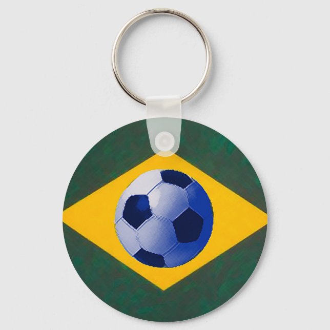 LLAVERO AMANTES DEL FÚTBOL BRASIL (Anverso)