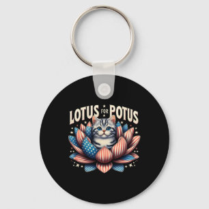 Llavero Amantes del gato Kamala Harris de Lotus For Potus