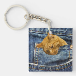 Llavero Amantes del gato lindo Regalo de Keepsake