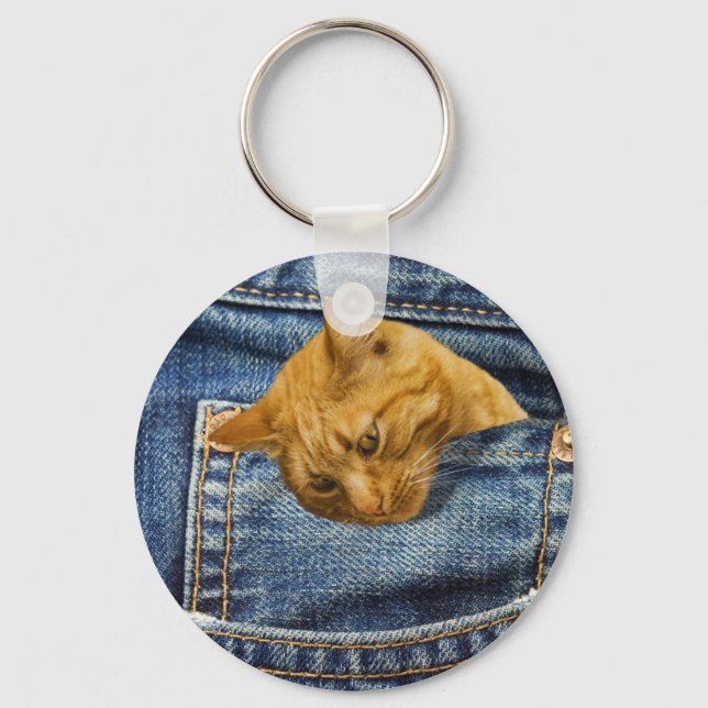 Llavero Amantes del gato lindo Regalo de Keepsake (Anverso)